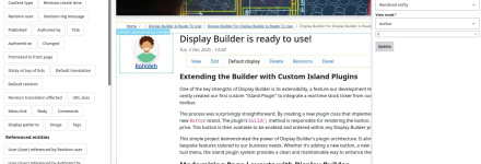 Display builder module
